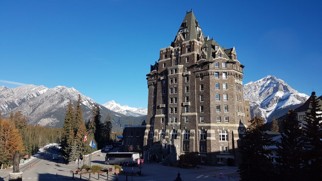 beautiful Fairmont Banff Springs Hotel